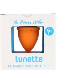 Buy Lunette, menstrual cup, reusable model 1, For light and normal flow, orange, 1 cup | Florida Online Pharmacy | https://florida.buy-pharm.com