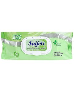 Buy Wet wipes 'Salfeti' ANTIBACTERIAL with a flap 100pcs | Florida Online Pharmacy | https://florida.buy-pharm.com