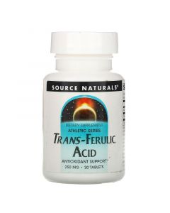 Buy Source Naturals, Trans-Aerulic Acid Antioxidant, 250 mg, 30 Tablets | Florida Online Pharmacy | https://florida.buy-pharm.com
