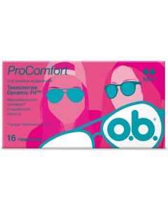 Buy OB Tampons 'ProComfort Mini', 16 pcs | Florida Online Pharmacy | https://florida.buy-pharm.com