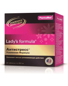 Buy Lady's formula 'Antistress Enhanced Formula' Biocomplex, 950 mg x 30 tablets | Florida Online Pharmacy | https://florida.buy-pharm.com