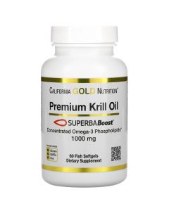 Buy California Gold Nutrition, SUPERBABoost, Heart Supplement, Premium Krill Oil, 1000 mg, 60 Capsules | Florida Online Pharmacy | https://florida.buy-pharm.com