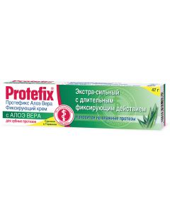 Buy Fixing cream for dentures Protefix Aloe Vera, extra strong, 47 g | Florida Online Pharmacy | https://florida.buy-pharm.com