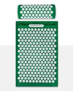 Buy Kuznetsov's acupuncture set of applicators: massage mat + roller, green. Promotes relaxation and relieve back pain and headaches / Kuznetsov's applicator | Florida Online Pharmacy | https://florida.buy-pharm.com