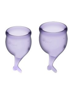 Buy Satisfyer Feel secure menstrual cup set in purple + gift | Florida Online Pharmacy | https://florida.buy-pharm.com
