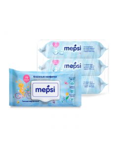 Buy Mepsi hypoallergenic baby wet wipes, 288 pcs (4 pack x 72 pcs) | Florida Online Pharmacy | https://florida.buy-pharm.com