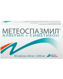 Buy Meteospazmil Capsules 60 mg + 300 mg, # 30 | Florida Online Pharmacy | https://florida.buy-pharm.com