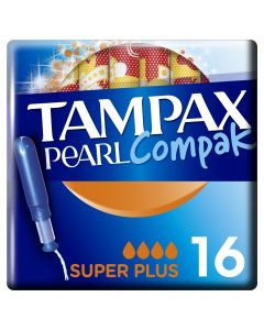 Buy TAMPAX Compak Pearl Feminine hygiene tampons with Super Plus Duo applicator 16pcs | Florida Online Pharmacy | https://florida.buy-pharm.com
