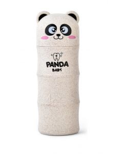 Buy Protective cover for Cartoon Panda toothbrush and paste, children's gray | Florida Online Pharmacy | https://florida.buy-pharm.com
