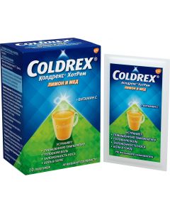 Buy Coldrex HotRem powder, for colds and flu, with lemon and honey flavor, 10 sachets | Florida Online Pharmacy | https://florida.buy-pharm.com