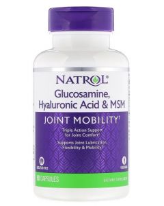 Buy NATROL Vitamins minerals Hyaluronic Acid MSM & Glucosamine 90 caps | Florida Online Pharmacy | https://florida.buy-pharm.com