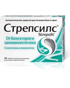 Buy Strepsils menthol / eucalyptus tab. d / rassas. # 24 | Florida Online Pharmacy | https://florida.buy-pharm.com