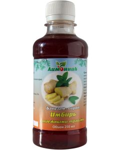 Buy NPK lemongrass. 'Balm-syrup Ginger with taiga herbs' Anti-inflammatory. Fortifying. 250 ml. | Florida Online Pharmacy | https://florida.buy-pharm.com
