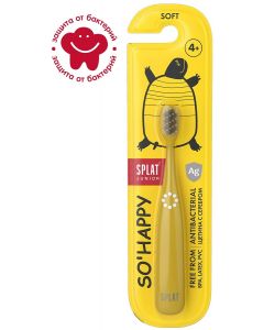 Buy Splat Junior Toothbrush, with silver ions, soft bristles, for children from 4 years old, yellow | Florida Online Pharmacy | https://florida.buy-pharm.com