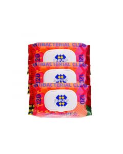 Buy Meule Antibacterial wet wipes 3 packs of 120 pcs | Florida Online Pharmacy | https://florida.buy-pharm.com