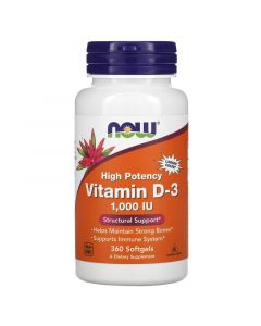 Buy Now Foods, Vitamin D-3 1000 IU, 360 soft tablets | Florida Online Pharmacy | https://florida.buy-pharm.com