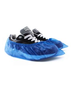 Buy Blue disposable polyethylene shoe covers ( 100 pcs per pack)  | Florida Online Pharmacy | https://florida.buy-pharm.com