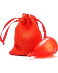 Buy OnlyCup / Red menstrual cup Linen (with a bag of flax), size L | Florida Online Pharmacy | https://florida.buy-pharm.com