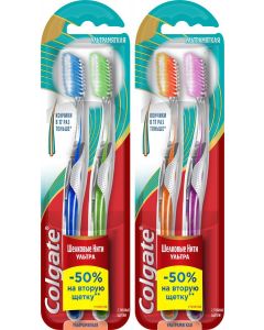 Buy Colgate Toothbrush Set Silk Floss, Ultra Soft, 4 pcs | Florida Online Pharmacy | https://florida.buy-pharm.com