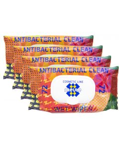 Buy Meule Antibacterial Clean wet wipes, 4 packs of 72 pcs. | Florida Online Pharmacy | https://florida.buy-pharm.com