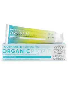 Buy Organic People Ginger Fizz Toothpaste, protection against caries and bacteria, 85 g | Florida Online Pharmacy | https://florida.buy-pharm.com