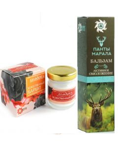 Buy Balm with deer antlers 'Active rejuvenation' 30 ml. + Cold cream 'Divine Velvet' 30 ml | Florida Online Pharmacy | https://florida.buy-pharm.com