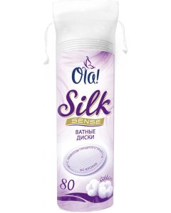 Buy Cotton pads Ola! 'Silk Sense', 80 pcs | Florida Online Pharmacy | https://florida.buy-pharm.com