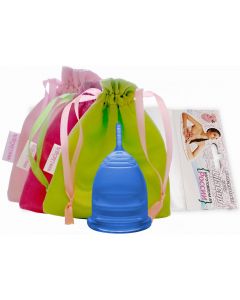 Buy Menstrual cup LilaCup Practitioner in a satin bag blue L | Florida Online Pharmacy | https://florida.buy-pharm.com
