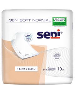 Buy Medical diaper Seni Soft Normal 90 x 60 cm, 60 x 90 cm, 10 pcs | Florida Online Pharmacy | https://florida.buy-pharm.com