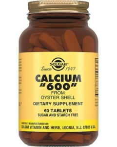 Buy Solgar, Calcium 600' Calcium from oyster shells ', 60 tablets | Florida Online Pharmacy | https://florida.buy-pharm.com
