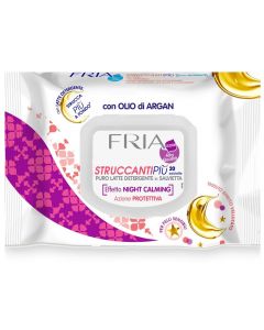 Buy Fria wet wipes for skin care before bed with argan oil, 20 pcs | Florida Online Pharmacy | https://florida.buy-pharm.com