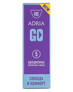 Buy Adria GO 5 Contact Lenses Daily, -6.50 / 14.2 / 8.6, clear, 5 pcs. | Florida Online Pharmacy | https://florida.buy-pharm.com