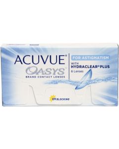Buy Astigmatic lenses ACUVUE® Acuvue Oasys for Astigmatism with Hydraclear Plus 6 lenses 6 lenses 180 axis Optical power of the cylinder, -1.75 Dual -2.25 / 14.5 / 8.6, 6 pcs. | Florida Online Pharmacy | https://florida.buy-pharm.com