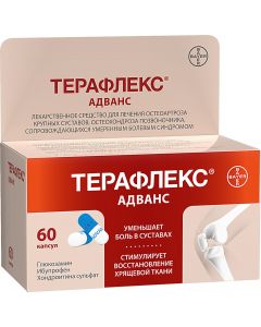 Buy Teraflex Advance, capsules for acute pain in joints, 60 pcs., Bayer | Florida Online Pharmacy | https://florida.buy-pharm.com