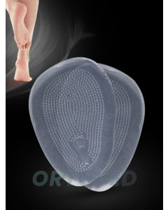 Buy Massage silicone half insoles under the foot on an adhesive base. Silicone. Transparent | Florida Online Pharmacy | https://florida.buy-pharm.com