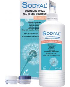 Buy Universal solution 120 ml for SODYAL contact lenses with container (Italy) | Florida Online Pharmacy | https://florida.buy-pharm.com
