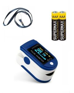 Buy Medical pulse oximeter (oximeter), finger heart rate monitor for measuring oxygen in the blood, batteries included, MD30021 | Florida Online Pharmacy | https://florida.buy-pharm.com