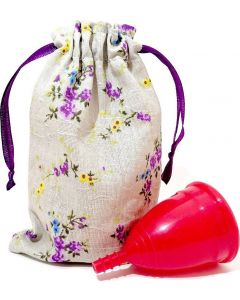 Buy OnlyCup / Red menstrual cup Spring (with color bag), size L | Florida Online Pharmacy | https://florida.buy-pharm.com