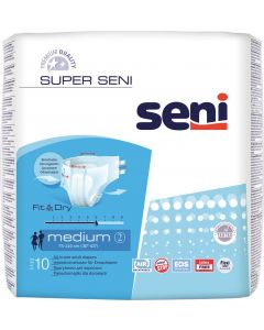 Buy Seni Diapers for adults 'Super Seni', size 2 (75- 110 cm), 10 pcs | Florida Online Pharmacy | https://florida.buy-pharm.com