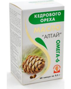 Buy Cedar oil Altaivitamins Altai source Omega-6 dietary supplement 60 capsules 0.5 g each  | Florida Online Pharmacy | https://florida.buy-pharm.com