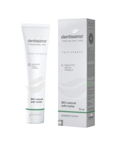 Buy Toothpaste-gel Dentissimo Bio-natural natural with herbs | Florida Online Pharmacy | https://florida.buy-pharm.com