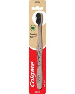 Buy Colgate Toothbrush Bamboo, with charcoal, soft, CN08010A, black | Florida Online Pharmacy | https://florida.buy-pharm.com