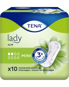 Buy Urological pads Tena Lady Slim Mini, 10 pcs | Florida Online Pharmacy | https://florida.buy-pharm.com