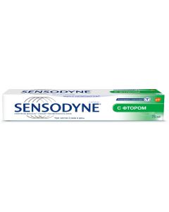 Buy Sensodyne Sensodyne With Fluoride Toothpaste for sensitive teeth, protection against caries, 75 ml | Florida Online Pharmacy | https://florida.buy-pharm.com