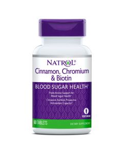 Buy Vitamins and minerals Natrol Vitamin and mineral complex Natrol Cinnamon, Chromium & Biotin 60 tab | Florida Online Pharmacy | https://florida.buy-pharm.com