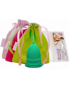 Buy LilaCup menstrual cup Emerald practitioner in a satin pouch M | Florida Online Pharmacy | https://florida.buy-pharm.com