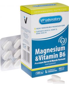 Buy VPLAB Nutrition Magnesium + B6 vitamins and minerals, 60 tablets | Florida Online Pharmacy | https://florida.buy-pharm.com