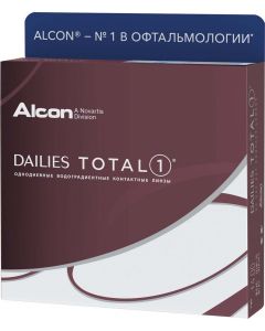 Buy Contact lenses Alcon Alcon Contact lenses Dailies Total 90 pcs 8.5 /14.1 Daily, -0.50 / 14.1 / 8.5, 90 pcs. | Florida Online Pharmacy | https://florida.buy-pharm.com