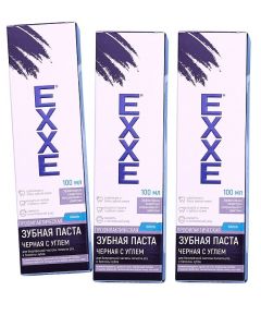 Buy EXXE Toothpaste 'Black with charcoal' (black), 100 ml, 3 pcs. | Florida Online Pharmacy | https://florida.buy-pharm.com