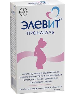 Buy Elevit pronatal, vitamins for pregnant women, tablets, 30 pcs., Bayer | Florida Online Pharmacy | https://florida.buy-pharm.com